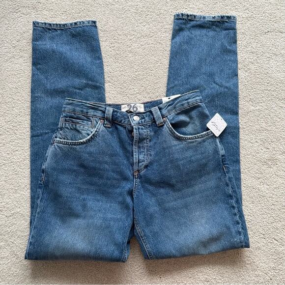 We The Free Denim - We the Free by Free People Crvy Siren Straight Leg Denim Jeans Size 26